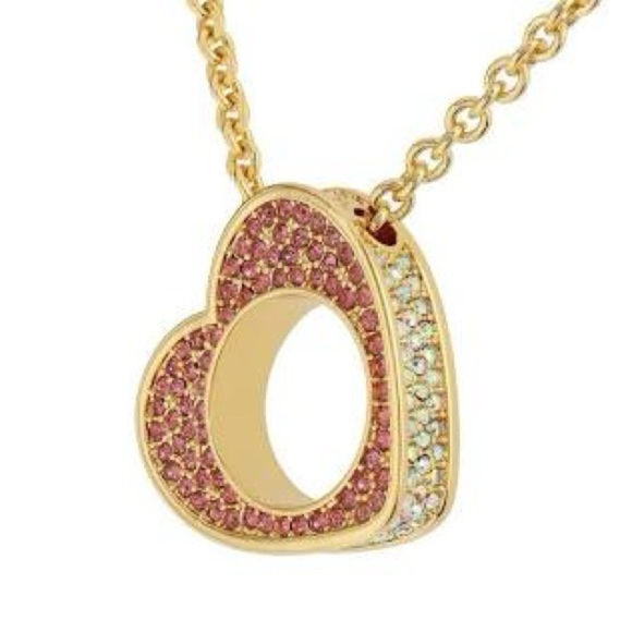 *NWT* Kurt Geiger London Pav Heart Short Pendant Necklace - Picture 4 of 14